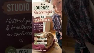 Miniature : Aujourd'hui, c'était journée tournage vidéo | MATERIEL DE YOGA & BREATHWORK