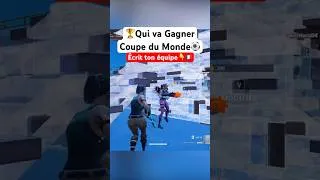 Miniature : Qui va GAGNER la Coupe du Monde de Football ? 🏆⚽️ #shorts #fortnite #viral #worldcup