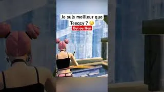 Miniature : Je suis MEILLEUR que TEEQZY ? 🤔😱 #shorts #fortnite #viral