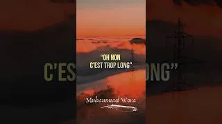 Miniature : Apprends ta religion et ne perds pas ton temps !- Muhammad Wora #allah #muhammadwora #pertedetemps