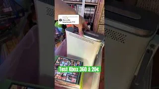 Miniature : TEST de la Xbox 360 achetée 20€ #videgrenier #brocante #test #xbox #retrogaming