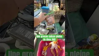 Miniature : Une grosse caisse XBOX 360 #videgrenier #brocante #negociation #jeuxvideo #retrogaming