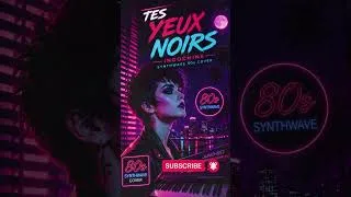 Miniature : Indochine, Tes yeux noirs, Synthwave, Retrowave, French Synthwave Cover