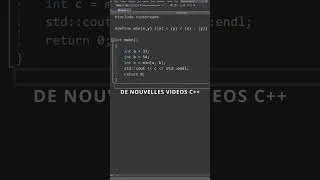 Miniature : Les vidéos C++ reviennent bientôt !