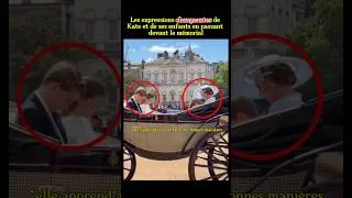 Miniature : Les expressions changeantes de Kate et de ses enfants en passant devant le mémorial #PrincesseKate