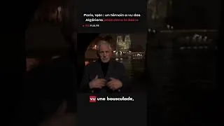 Miniature : 17 octobre 1961. Un survivant raconte avoir été frappé puis jeté dans la Seine par la police.