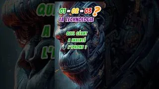 Miniature : ⚡ 3 QUESTIONS sur LA TECHNOLOGIE 🟢🟡🔴 Relève le DÉFI ! 🧩