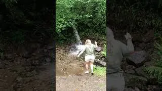 Miniature : Chute d'eau en dessous du saut du gendarme. Martinique
