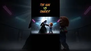 Miniature : The Nun Destroys Chucky with a fatality | Horror MMA Fight 😱🥊 #mmafighter #horrorshorts