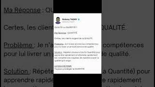 Miniature : Qualité vs Quantité en Business ?