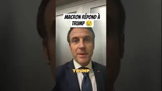 Miniature : Macron Répond Enfin Trump