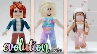Miniature : MON EVOLUTION DE MON SKIN ROBLOX DEPUIS QUE J'AI COMMENCER !! 🌸