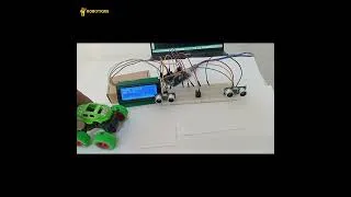 Miniature : Arduino project : DIY vehicle speed radar using HC-SR04 sensor #shorts