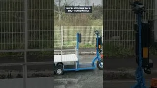 Miniature : Transporteur électrique à plateau 138x85 — Roll and Go