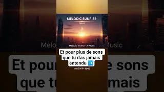 Miniature : Melodic Sunrise - AI Music - RomS #music #melodictechno #chill #song #newmusic