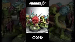 Miniature : Rendu final des Orruks de la collection Stormbringer   #figurine #warhammer #warhammeraos