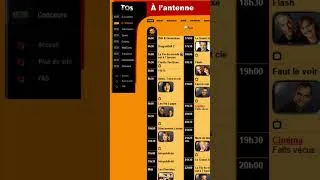 Miniature : Horaire de la chaîne Québecoise TQS datant du 29 novembre 1999