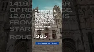 Miniature : The duration in days of the English siege of.. #24 #shorts