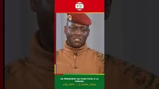 Miniature : Le Président du Faso face à la presse :  à propos de nos relations avec le Togo