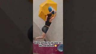 Miniature : CRAZY FALL from Oriane on this coordination 😳 CHECK THE VIDEO FOR MORE CLIMBING LIKE THIS