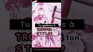 Miniature : Comment trouver son style en dessin 🥰 Mangaka Art Tips 💖 + de conseils ArtClass en description