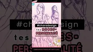 Miniature : Conseil de mangaka 🥰 Comment habiller tes personnages 💖 Cours ArtClass en description 😎🔗 #mangaka