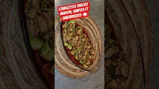 Miniature : Courgettes farcies maison, simples et savoureuses 🍽️#food t#RecetteMaison#CuisineFacile#fypシ#recette