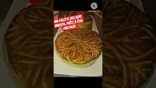 Miniature : galette des rois maison, prête à être partagée#GaletteDesRois#FaitMaison#bonnecuisine #food #fypシ