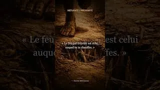 Miniature : Sagesse Africaine — Le feu qui te brûle est celui auquel tu te chauffes.