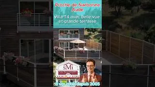 Miniature : Coup de cœur 😍🏠Villa moderne vue panoramique☀️ près de Narbonne📍Aude 🔥Saint Marcel Immobilier 4660