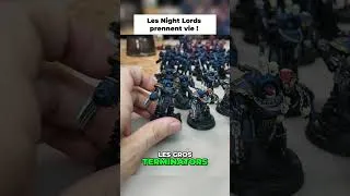 Miniature : Les Night Lords arrivent sur Istvaan V ! 🌩️🔥