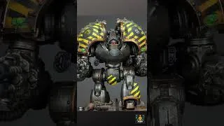 Miniature : 👉 The Secret to Realistic Iron Warriors Metal! ⚒️🔥dreadnought contemptor horus heresy