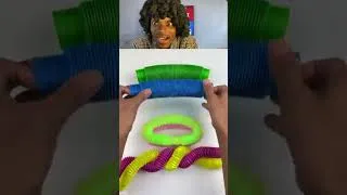 Miniature : Relaxing HOK and Creating Style ASMR Sound POP-TUBE #satisfyingvideos #relaxing #oddasmr #poptubes