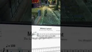 Miniature : Création d'une partition du jeu ZELDA #shorts