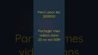 Miniature : Merci pour les 30 abonné !!!