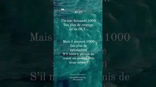 Miniature : un NON qui fait du bien #direnon #developpementpersonnel #naturopathie