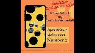 Miniature : Afterwork AperoRezo by Sandrine Hellali Networking saison 2022  2023