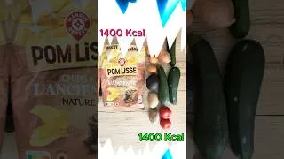 Miniature : 1400 calories VS 1400 calories