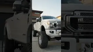 Miniature : FORD F-450 SUPER DUTY — 500 HP WHITE LIFTED BEAST 🛻🤍🔥 #Ford #F450 #500HP #LiftedTruck #superduty