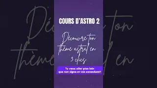 Miniature : Découvre ton thème astral en 3 clics !
