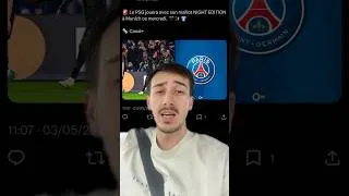 Miniature : Le PSG jouera avec son maillot NIGHT EDITION à Munich ce mercredi #psg #ldc #bayernmunich #bayern