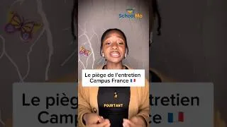Miniature : Le piège de l'entretien Campus France #campusfrance #visaetudiant