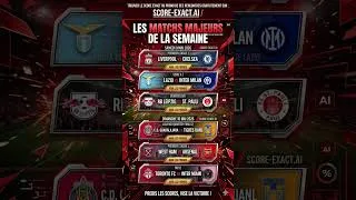 Miniature : Le weekend s'annonce plutôt bien avec ses rencontres...👇 #scoreexact #football #pronosticfoot #match