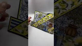 Miniature : Carte diagonale // Tuto sur ma chaine #scrapbooking