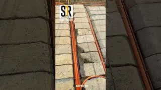 Miniature : Technique de pose de tuyauteries dans la dalle, électricité bâtiment.