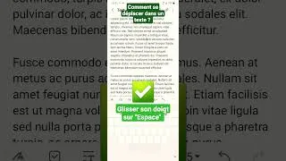 Miniature : La meilleure méthode pour se déplacer dans un texte ! #android #astuce #tutorial