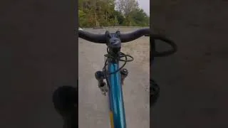 Miniature : Getting better at this #dualslalom thing on the #cannondale dirt jumper.