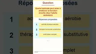 Miniature : Quizz Santé Masculine: Comment améliorer la santé érectile
