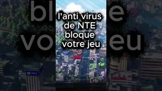 Miniature : Bug avec l'anti virus de NTE 😭😭 #nevernesstoeverness #nte #ntecreator