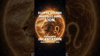 Miniature : INCANTATION NOUVELLE LUNE & ÉCLIPSE SOLAIRE EN LION - 12 AOÛT 2026 : OSE RAYONNER 🦁